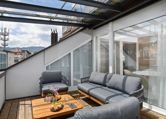 Visionapartments Brandschenkestrasse - Contactless Check-in 3* Zürich